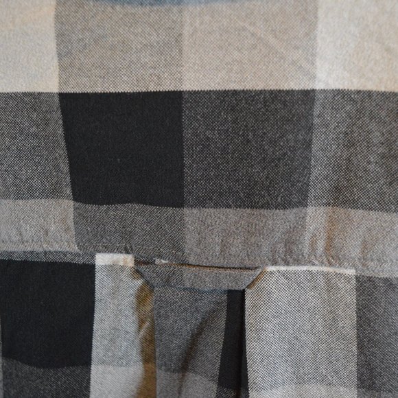 Timberland Men's Size XXL Black/White/Gray Buffalo Plaid Button Down Shirt - Picture 4 of 12